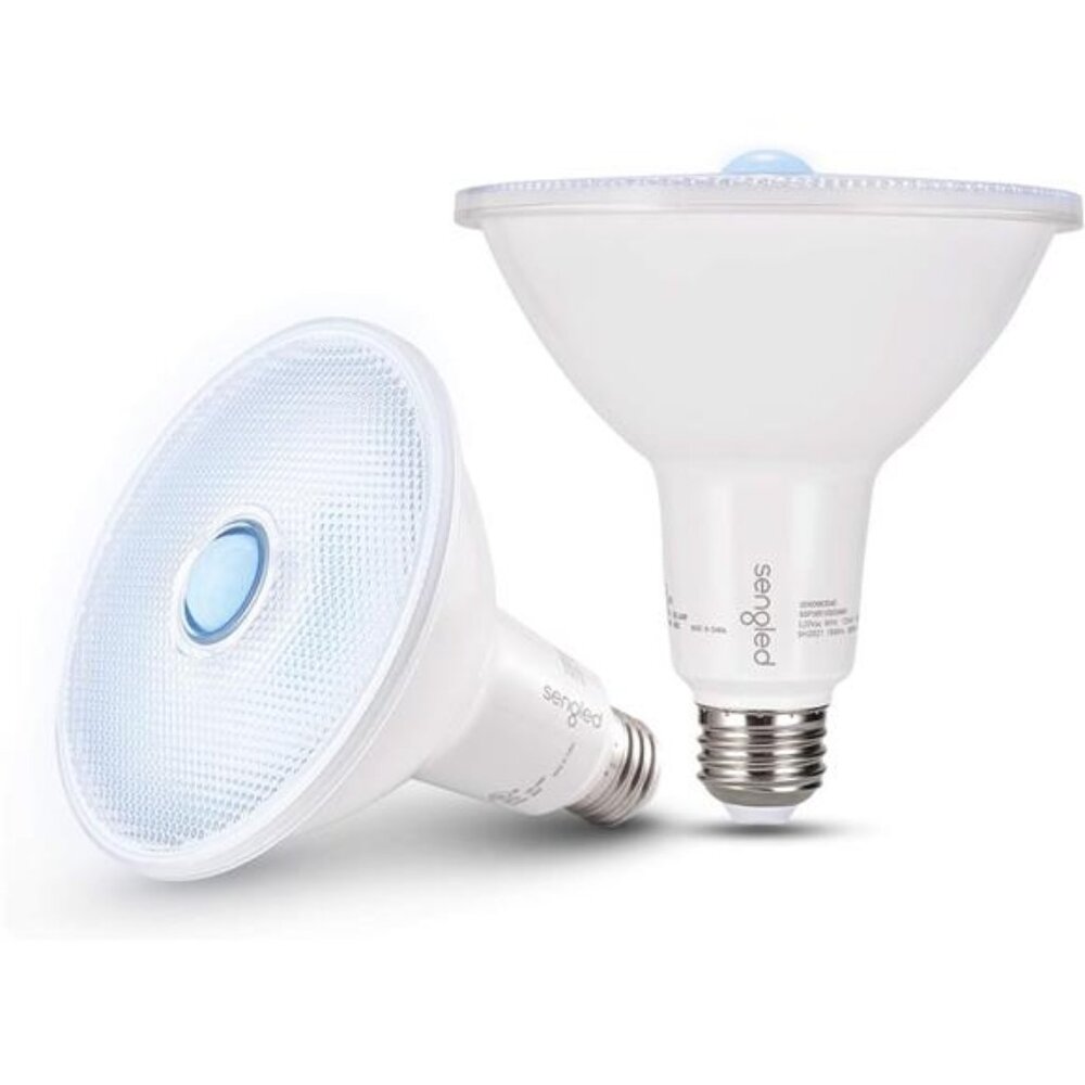 Motion Sensor Flood Light Bulbs, Dusk to Dawn LED Security Light E26 Base